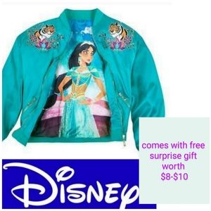 NWT Disney Jasmine Aladdin Bomber Jacket